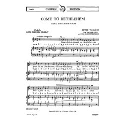 Warlock, P Come To Bethlehem Unison