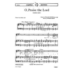 Boyce, W O Praise The Lord Unison/Piano