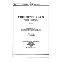 Reynolds, G Children's Songs From Bohemia Unison