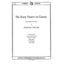Taylor 6 Easy Duets In Canon V/S