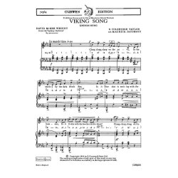 Coleridge Taylor, S Viking Song Unison/Piano