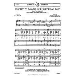 Arthur Sullivan: Brightly Dawns Our Wedding Day (Mikado) - 2-Part