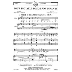 Barnard, E Four Sociable Songs For Infants Unison