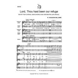 Ralph Vaughan Williams: Lord, Thou Hast Been Our Refuge (SATB/Organ)