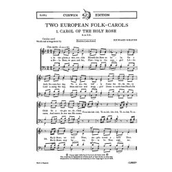 Graves, R Two European Folk-carols Satb