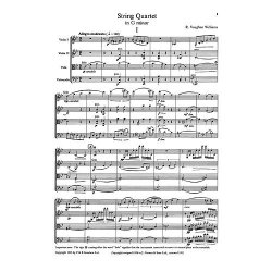 Ralph Vaughan Williams: String Quartet In G Minor Score