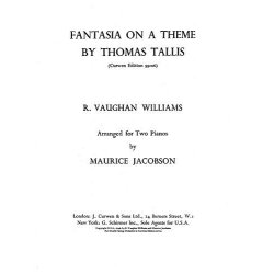 Ralph Vaughan Williams: Fantasia On A Theme By Thomas Tallis (2 Pianos)