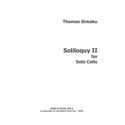 Thomas Simaku: Soliloquy II