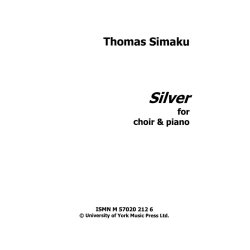 Thomas Simaku: Silver