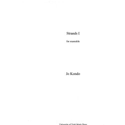Jo Kondo: Strands I (Score)
