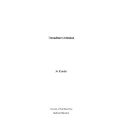 Jo Kondo: Threadbare Unlimited