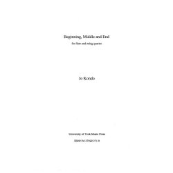 Jo Kondo: Beginning, Middle And End (Score)