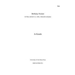 Jo Kondo: Birthday Hocket (Parts)