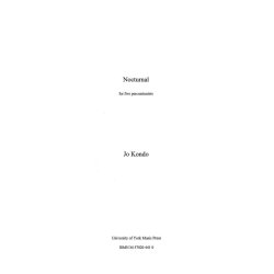 Jo Kondo: Nocturnal (Score)
