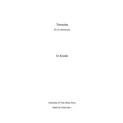 Jo Kondo: Terracina (Score)