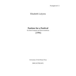 Elisabeth Lutyens: Fanfare For A Festival (Parts)