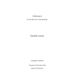 Elisabeth Lutyens: Plenum II Op.92