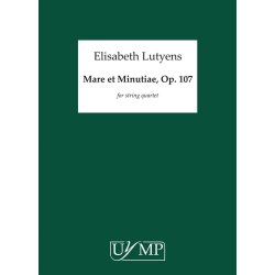 Elisabeth Lutyens: Mare Et Minutiae Op.107 (Score)