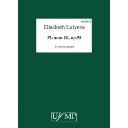 Elisabeth Lutyens: Plenum III Op.93 (Parts)