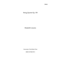 Elisabeth Lutyens: String Quartet Op.158 (Parts)