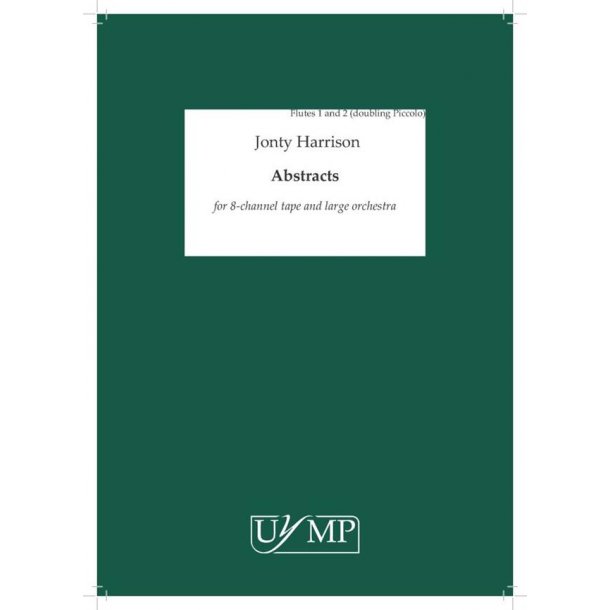 Jonty Harrison: Abstracts - Parts