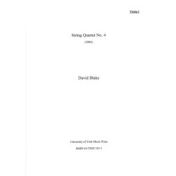 David Blake: String Quartet No.4 - Parts