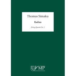 Thomas Simaku: Radius - String Quartet No. 2