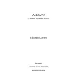 Elisabeth Lutyens: Quincunx Op.44