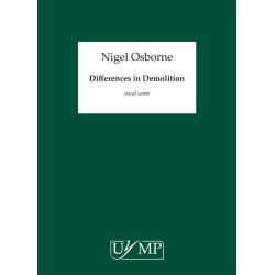 Nigel Osborne: Differences In Demolition (A Sevdah Opera) - Vocal Score