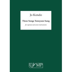 Jo Kondo: Three Songs Tennyson Sung (Study Score)