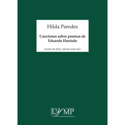 Hilda Paredes: Canciones sobre poemas de Eduardo Hurtado (Score)