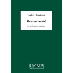 Sadie Harrison: Heartoutbursts! - Baritone Voice And Piano Performing Score