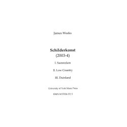 James Weeks: Schilderkonst (Study Score)