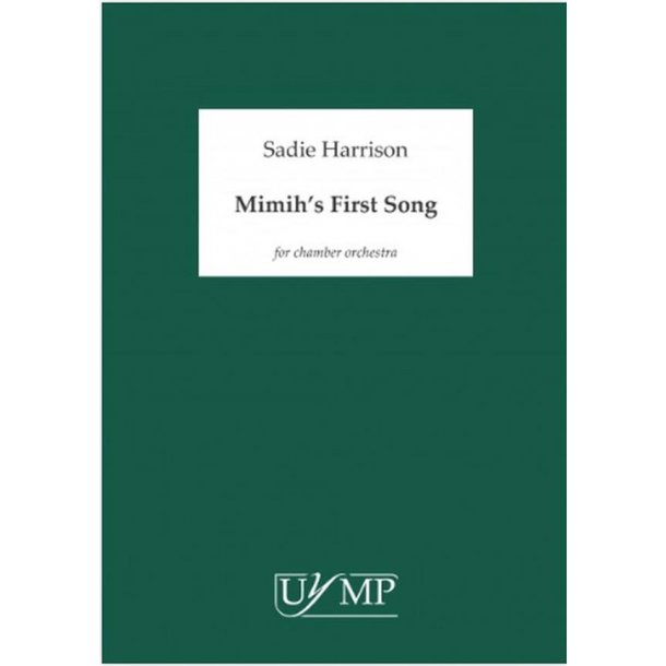 Sadie Harrison: Mimih's First Song (Score)