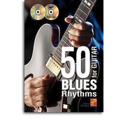 Tommy Mitchell: 50 Blues Rhythms For Guitar (Book/CD/DVD)