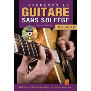 Emmanuel Devignac: J'apprends La Guitare Sans Solfège Pour Gauchers (Livre/DVD)