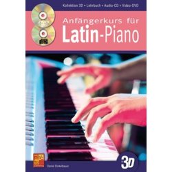 Anf&auml;ngerkurs F&uuml;r Latin-Piano In 3D (Book/CD/DVD)