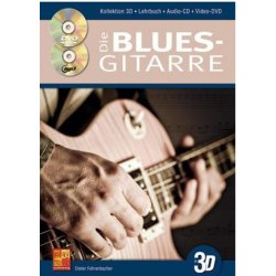 Dieter Fehrenbacher: Die Blues-Gitarre In 3D (Buch/CD/DVD)