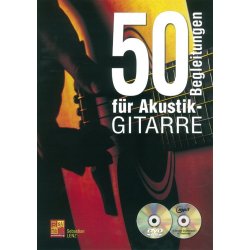 50 Begleitungen F&uuml;r Akustik-Gitarre (Book/CD/DVD)