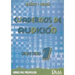 Ibanez/Cursa: Cuadernos De Audicion - Grado Medio Curso 1 (Libro Del Profesor/CD)
