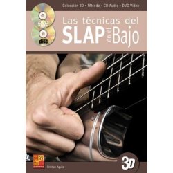 Las T&eacute;cnicas Del Slap En El Bajo En 3D (Libro/CD/DVD)
