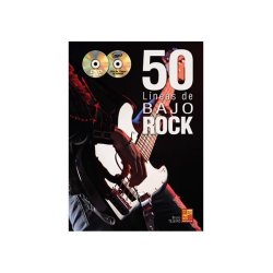 Bruno Tejeiro: 50 L&iacute;neas De Bajo Rock (Libro/CD/DVD)