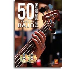 Toni Lorenzo: 50 L&iacute;neas De Bajo Para Principiantes (Book/CD/DVD)