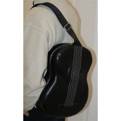 Musicwear: Acoustic-Style Shoulder Bag With Built In Rechargable Speaker (Black)
