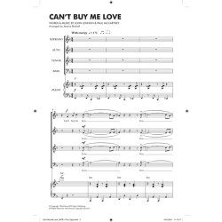 The Beatles: Can't Buy Me Love (SATB/Piano)