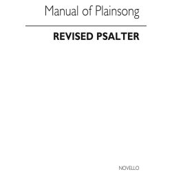 Psalter Manual Of Plainsong Revised
