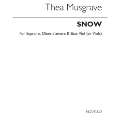 MUSGRAVE THEA THE SNOW SOPRANO OBOE D'AMORE & BASS VIOL OR VIOLA BK