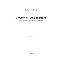Richard Blackford: A Westminster Te Deum