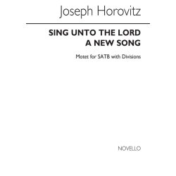 Horovitz: Sing Unto The Lord (Vocal Score)