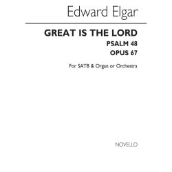 Edward Elgar: Great Is The Lord Op.67 (Vocal Score)